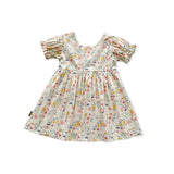 Children's Clothing Girls Floral Dress Pastoral Style Princess Dress