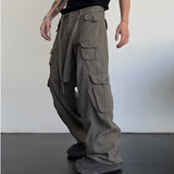 High Street Tide Vintage Hip Hop Plankton Sun Straight Leg Casual Pants Tide