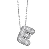 26 English Letter Necklace For Women Inlaid Zircon - Almoni Express