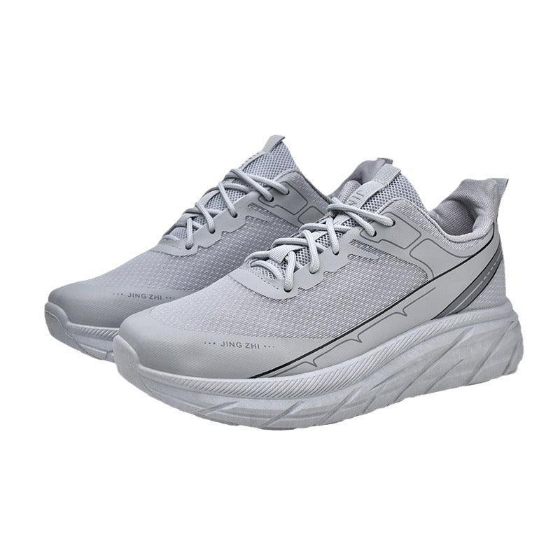 Fashion Thick-soled Anti-skid Shoes Ins Slip-on Casual Lazy Shoes Men Outdoor Breathable Lace-up Running Sports Sneakers - AL MONI EXPRESS