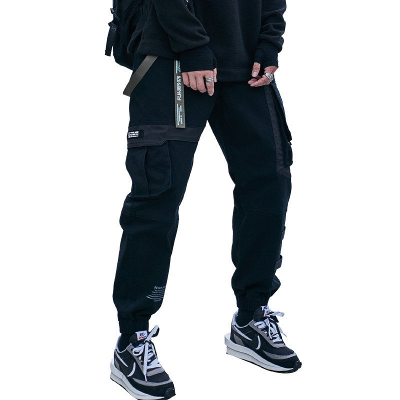 Men's Multi Pocket High Street Casual Pants