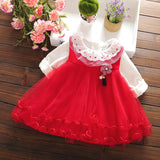 Kids Girls Dress Vest autumn 2021 new mesh skirt female baby wool vest dress a generation