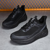 Fashion Thick-soled Anti-skid Shoes Ins Slip-on Casual Lazy Shoes Men Outdoor Breathable Lace-up Running Sports Sneakers - AL MONI EXPRESS