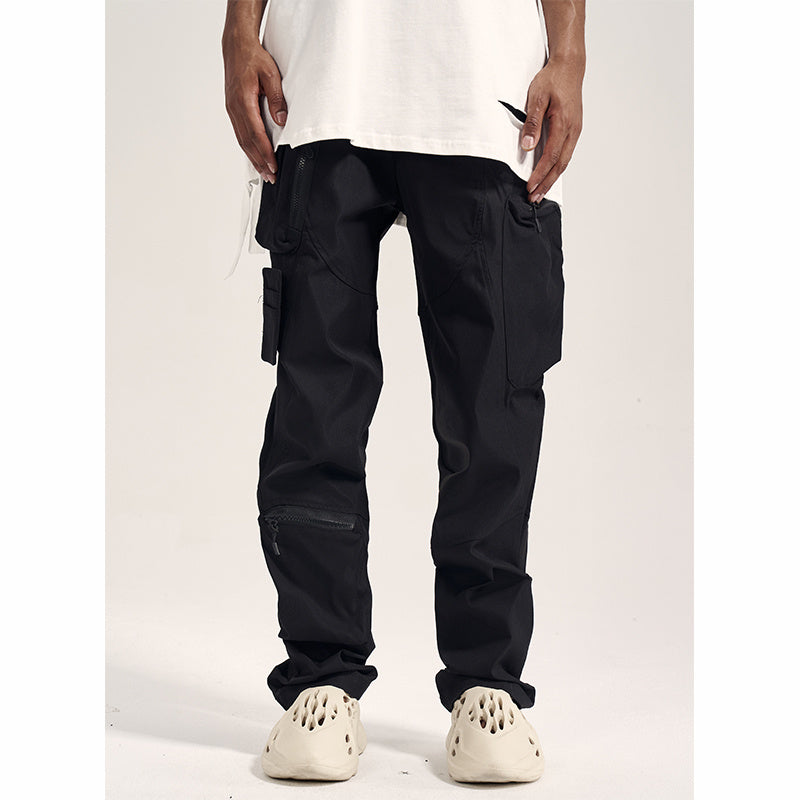 Multi-pocket Hook And Loop Chaopai Sports Casual Pants