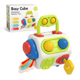 9 In 1 Busy Cube Baby & Toddler Toys Montessori Sensory Toys For Toddlers 1 2 3 Year Old Fidget Busy Board Learning Toys - AL MONI EXPRESS