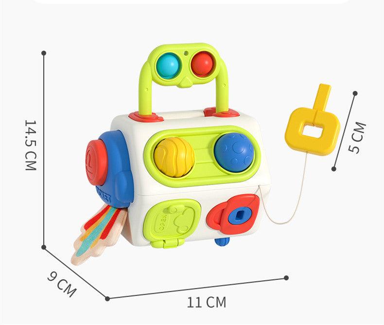 9 In 1 Busy Cube Baby & Toddler Toys Montessori Sensory Toys For Toddlers 1 2 3 Year Old Fidget Busy Board Learning Toys - AL MONI EXPRESS