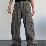 High Street Tide Vintage Hip Hop Plankton Sun Straight Leg Casual Pants Tide