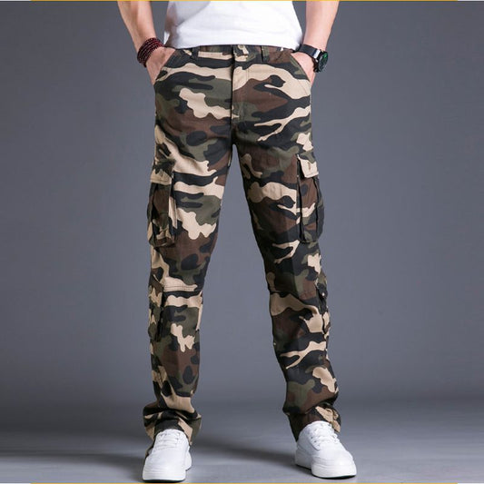 Men's Straight Outdoor Camouflage Pants