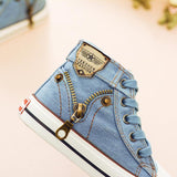 A children's shoes spring boys canvas shoes shoes small baby shoes wholesale Korean tide - Almoni Express