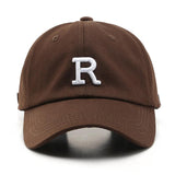 Adjustable Cap Letter R Embroidery Unisex Baseball Cap - AL MONI EXPRESS