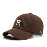 Adjustable Cap Letter R Embroidery Unisex Baseball Cap - AL MONI EXPRESS