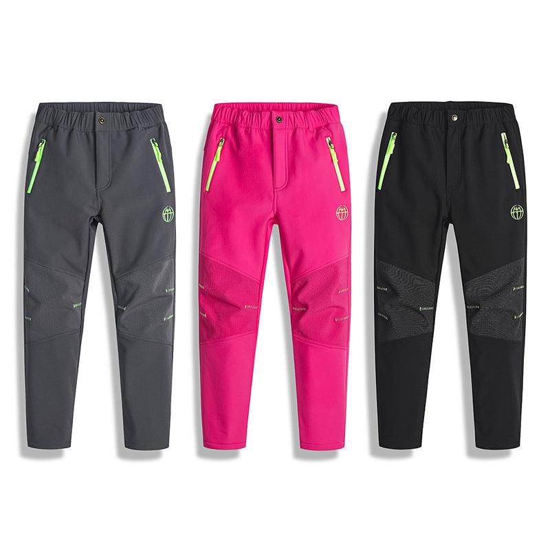 Autumn And Winter Outdoor Children's Soft Shell Assault Pants - Almoni Express