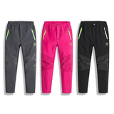 Autumn And Winter Outdoor Children's Soft Shell Assault Pants - Almoni Express