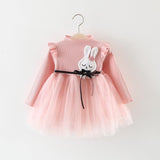 Autumn Girl Princess Dress Baby Girl Skirt Gauze Girl Children 0-1-2-3 Years Old Baby Girl Dress - Almoni Express