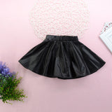 Young And Little Girls Short Sleeve Suit Cute Style Two-piece Set