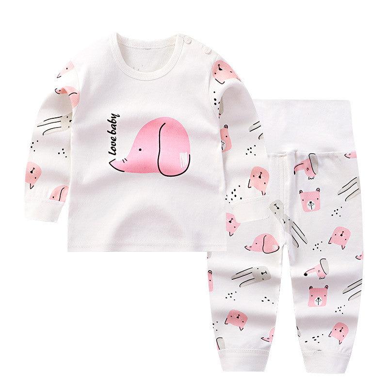 Baby Autumn Clothes Suit Cotton Baby Underwear - Almoni Express