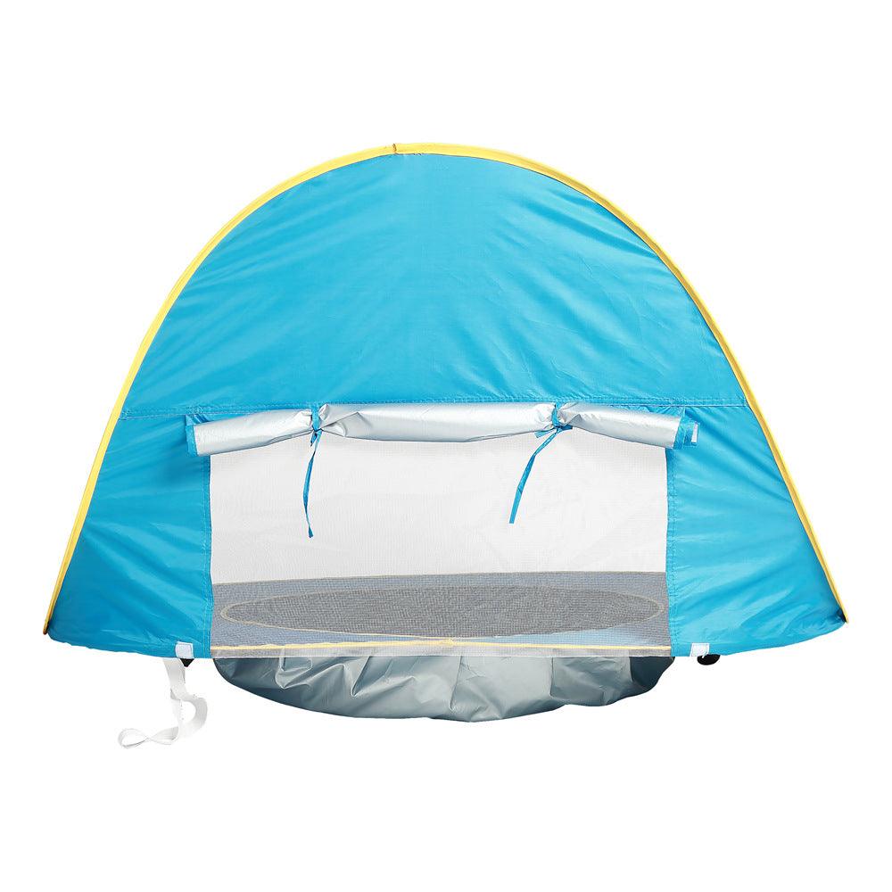 Baby Beach Tent Kids Outdoor Camping Easy Fold Up Waterproof Up Sun Awning Tent UV-protecting - Almoni Express