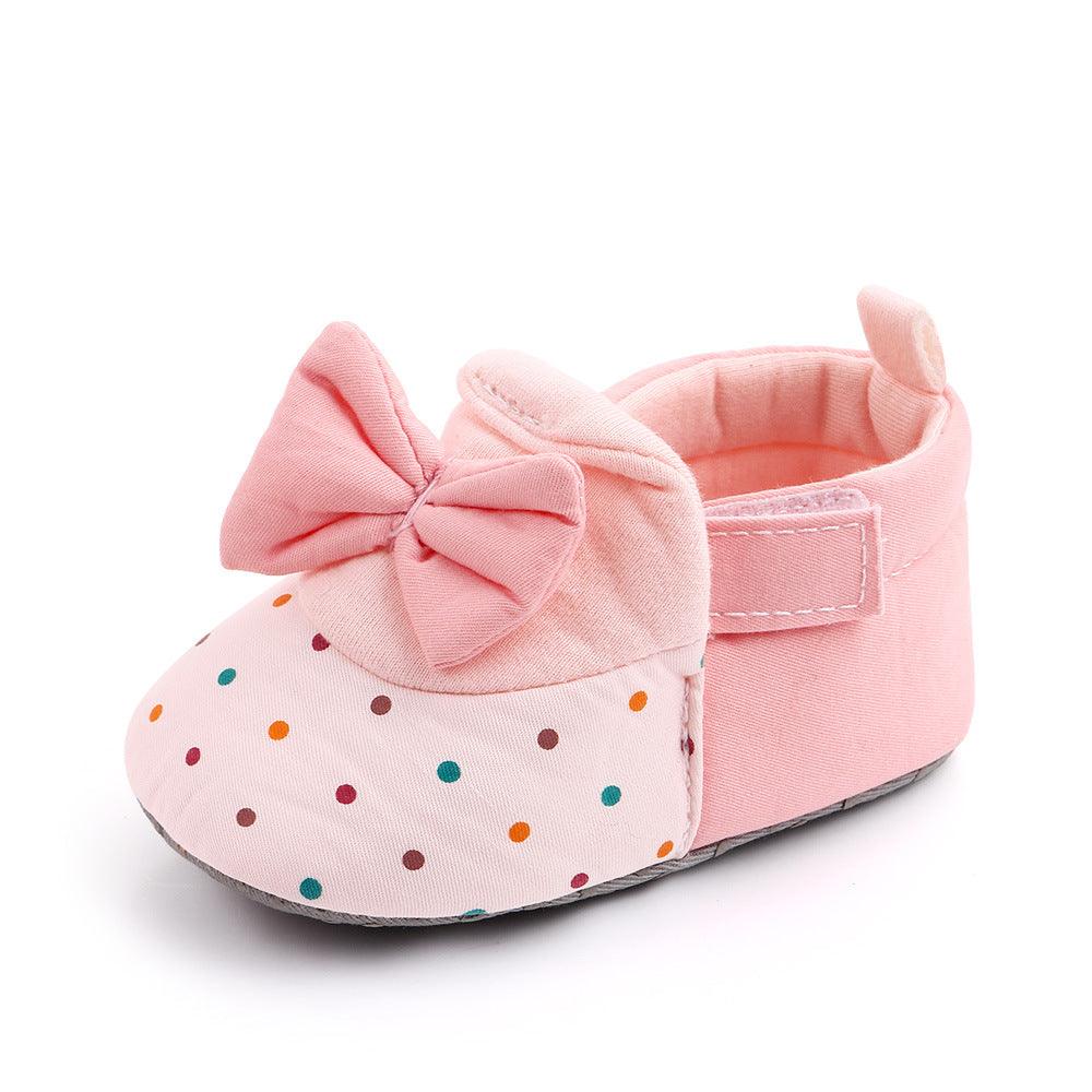 Baby bowknot baby toddler shoes - Almoni Express