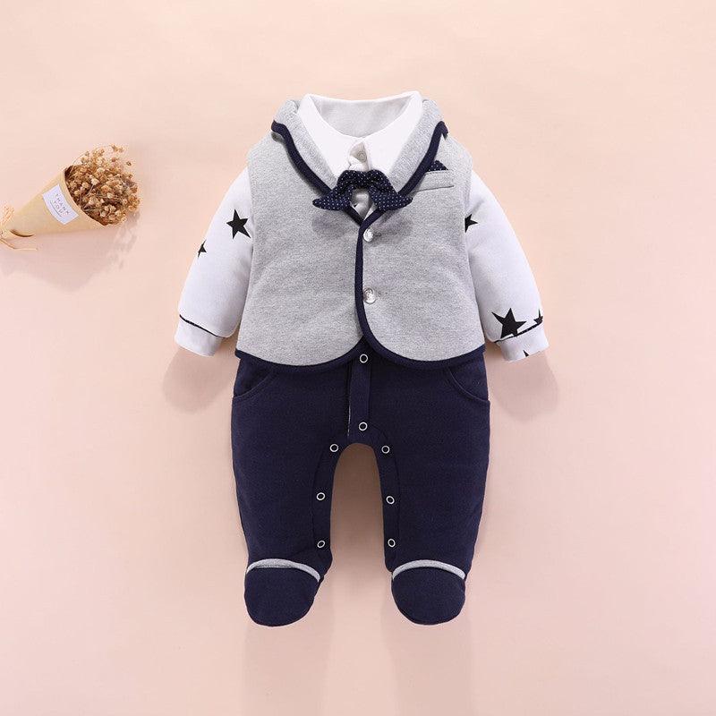 Baby boy gentleman romper - Almoni Express