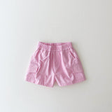 Baby Candy Solid Color Shorts Pure Cotton - Almoni Express