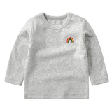 Baby Clothes Long Sleeve T-Shirt Baby Bottoming Shirt - Almoni Express