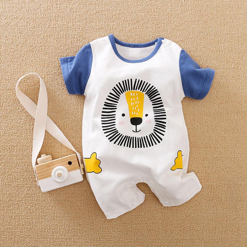 Baby Clothes Short Sleeve Baby Casual Onesies - Almoni Express