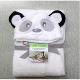 Baby fleece bath towel hooded towels bathrobe - Almoni Express