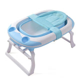 Baby folding tub large can sit thick bath tub - Almoni Express