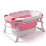 Baby folding tub large can sit thick bath tub - Almoni Express