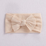 Baby Hair Accessories Elastic Head Bandwidth Edge Nylon Bow Headband For Children - Almoni Express