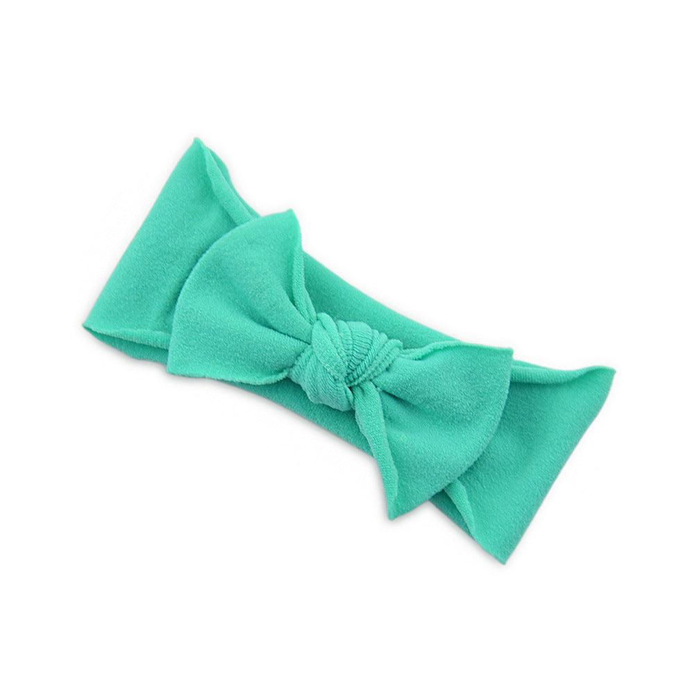 Baby Hair Accessories Solid Color Knotted Headband - Almoni Express