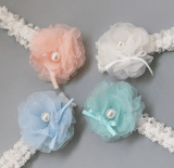 Baby hair band new Korean Korean Handmade flower children with baby hair wholesale - Almoni Express