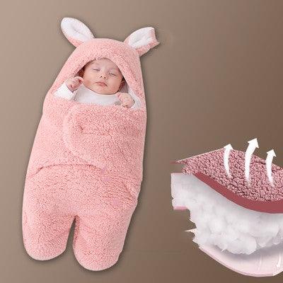 Baby Hold Newborn Thickened Out Wrap Swaddle Sleeping Bag - Almoni Express