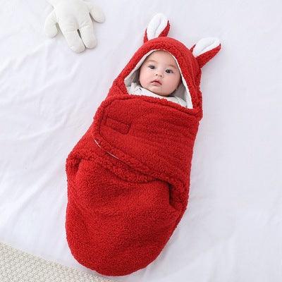 Baby Hold Newborn Thickened Out Wrap Swaddle Sleeping Bag - Almoni Express