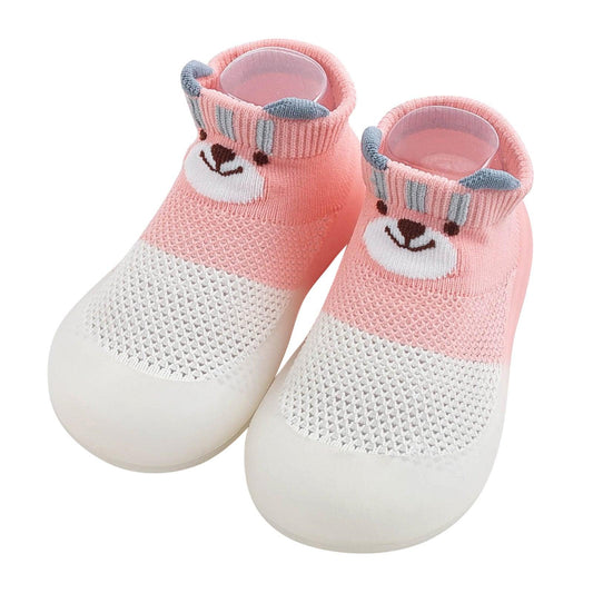 Baby Infant Toddler Shoes Breathable Soft Bottom Non-slip Boy And Girl Floor Footwear - Almoni Express