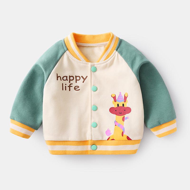 Baby Jacket Spring And Autumn Clothes, Toddler Jacket, Boys' Clothes - Almoni Express