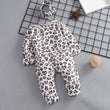 Baby Kids' Rompers Leopard Print Trendy Long Sleeve Rompers - Almoni Express