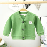 Baby Knitwear Cardigan Jacket Infant Clothing Girls - Almoni Express