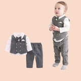 Baby new style gentleman handsome split clothes - Almoni Express