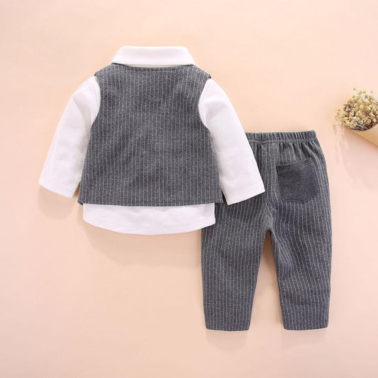 Baby new style gentleman handsome split clothes - Almoni Express