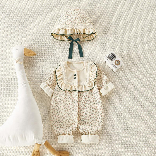 Baby One-Piece Spring And Autumn Long-Sleeved Infant Clothes Cute Princess Romper Romper Baby Girl - Almoni Express