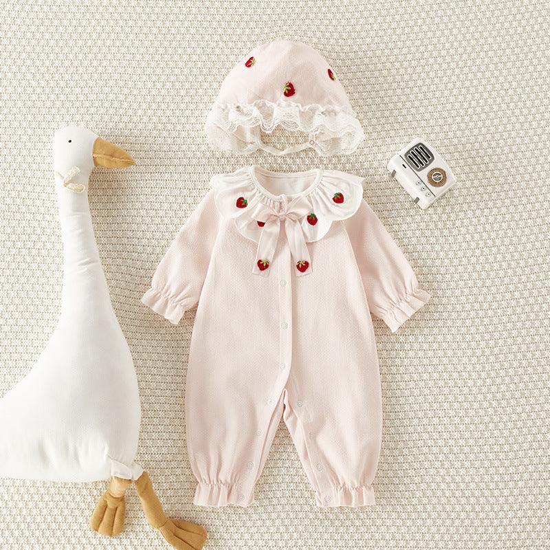 Baby One-Piece Spring And Autumn Long-Sleeved Infant Clothes Cute Princess Romper Romper Baby Girl - Almoni Express