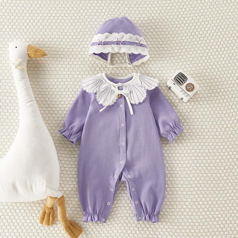 Baby One-Piece Spring And Autumn Long-Sleeved Infant Clothes Cute Princess Romper Romper Baby Girl - Almoni Express