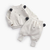 Baby Plus Velvet Sweater Suit - Almoni Express