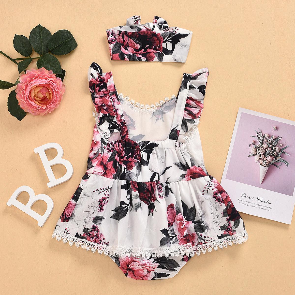 Baby print jumpsuit - Almoni Express