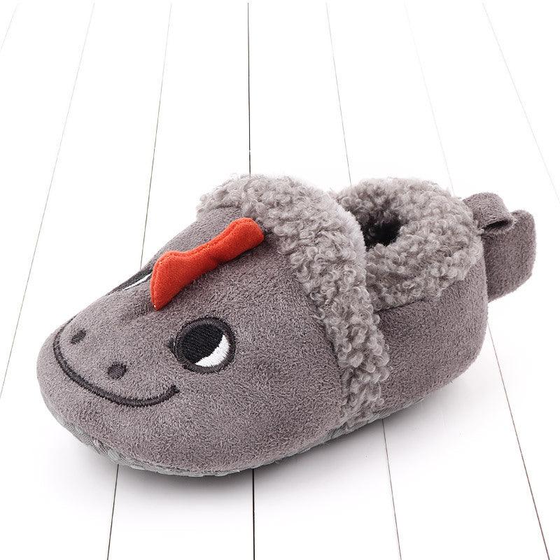 Baby Shoes Adorable Infant Slippers Toddler Baby Boy Girl Knit Crib Shoes - Almoni Express