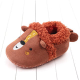 Baby Shoes Adorable Infant Slippers Toddler Baby Boy Girl Knit Crib Shoes - Almoni Express