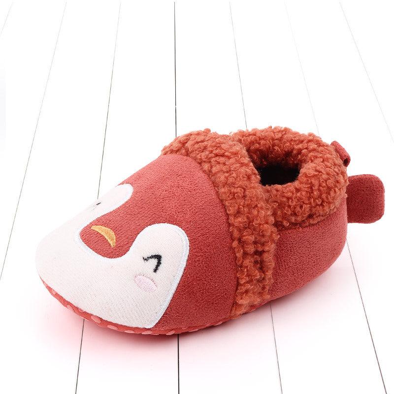 Baby Shoes Adorable Infant Slippers Toddler Baby Boy Girl Knit Crib Shoes - Almoni Express