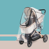 Baby Stroller Transparent Raincoat Windshield For All Seasons - Almoni Express