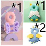 Baby Toddler Headrest Child Protection Baby Head Protection Cushion Cute Angel Wings - Almoni Express